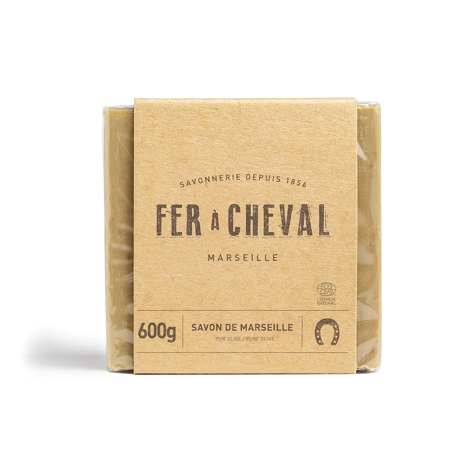 Savonnerie Fer à Cheval Savon de Marseille cube 600g pur olive
