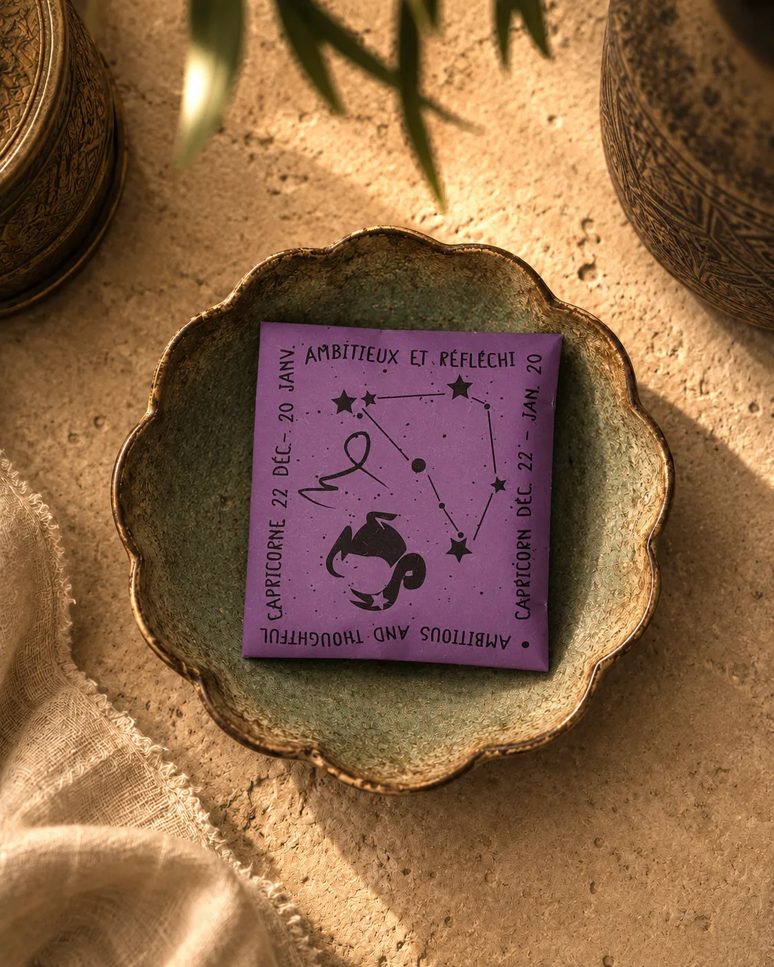 Mas du Roseau Astro Capricorne savonnette rose 100g