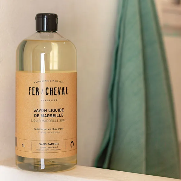Fer à Cheval Savon Liquide de Marseille savon liquide 1L sans parfum