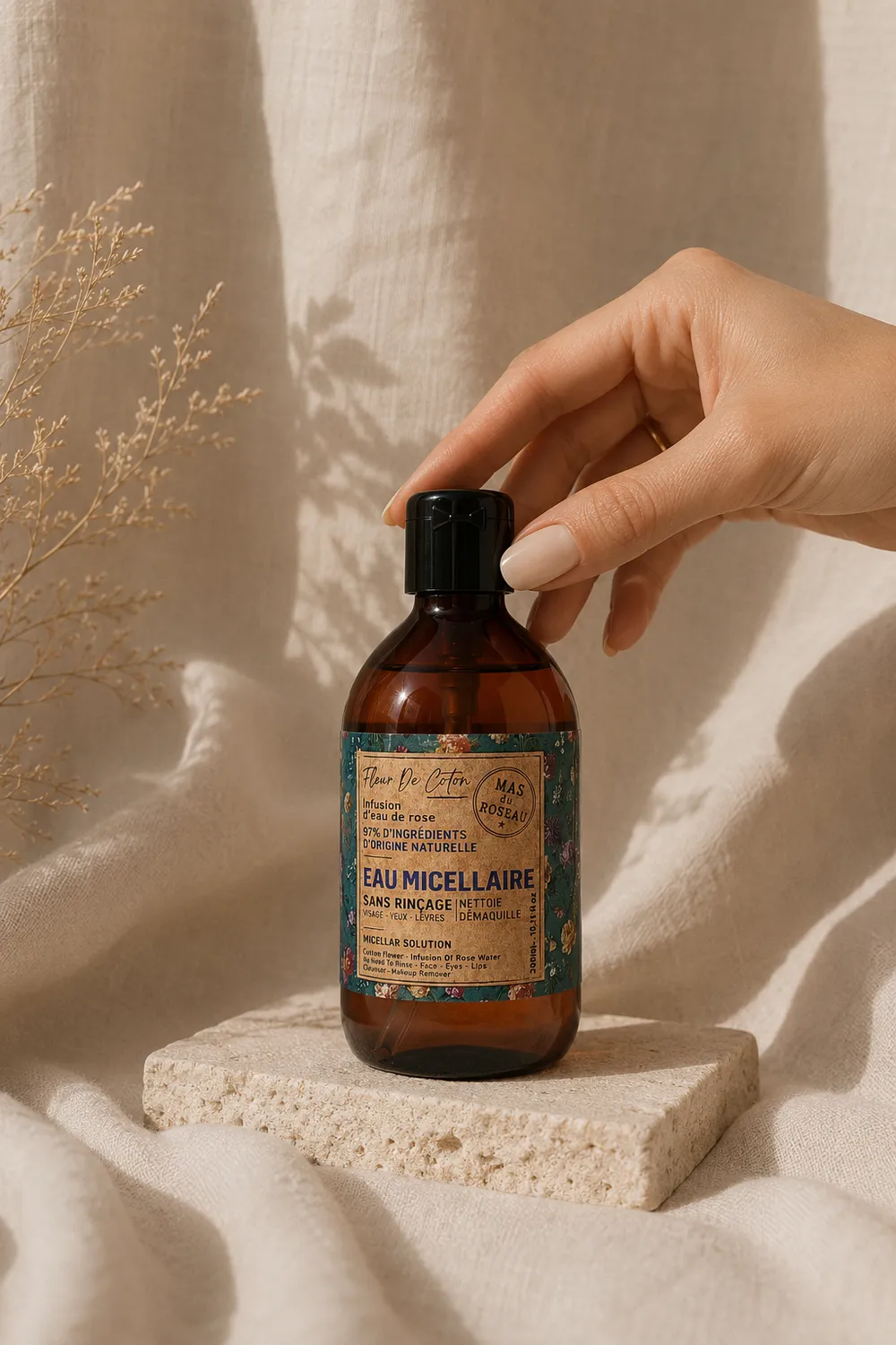 Mas du Roseau Infusions Fleur de Coton eau micellaire douce
