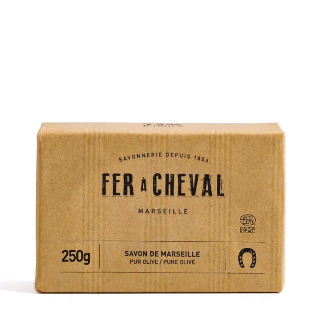 Fer à Cheval Authentique Pur Olive savonnette Marseille 250g douce
