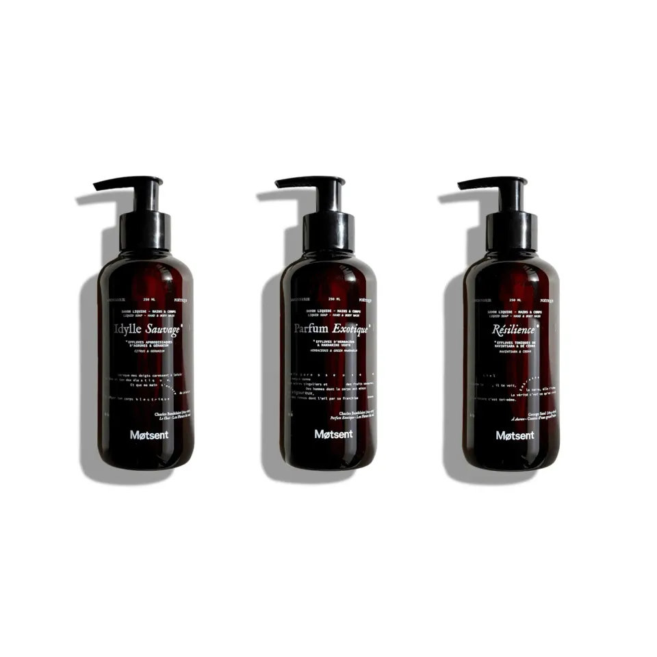Motsent Trio Découverte savons liquides 3 parfums