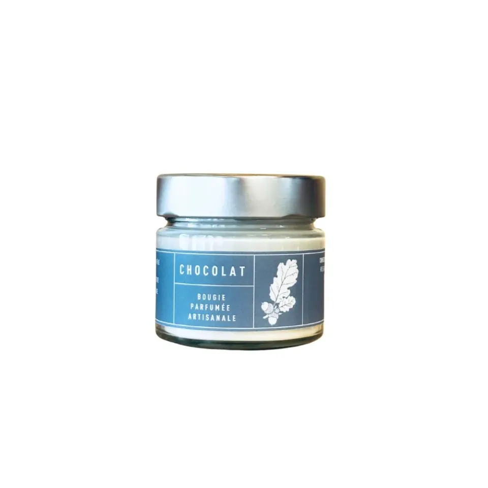 Savonnerie Buissonnière Chocolat bougie parfumée 150g mèche bois