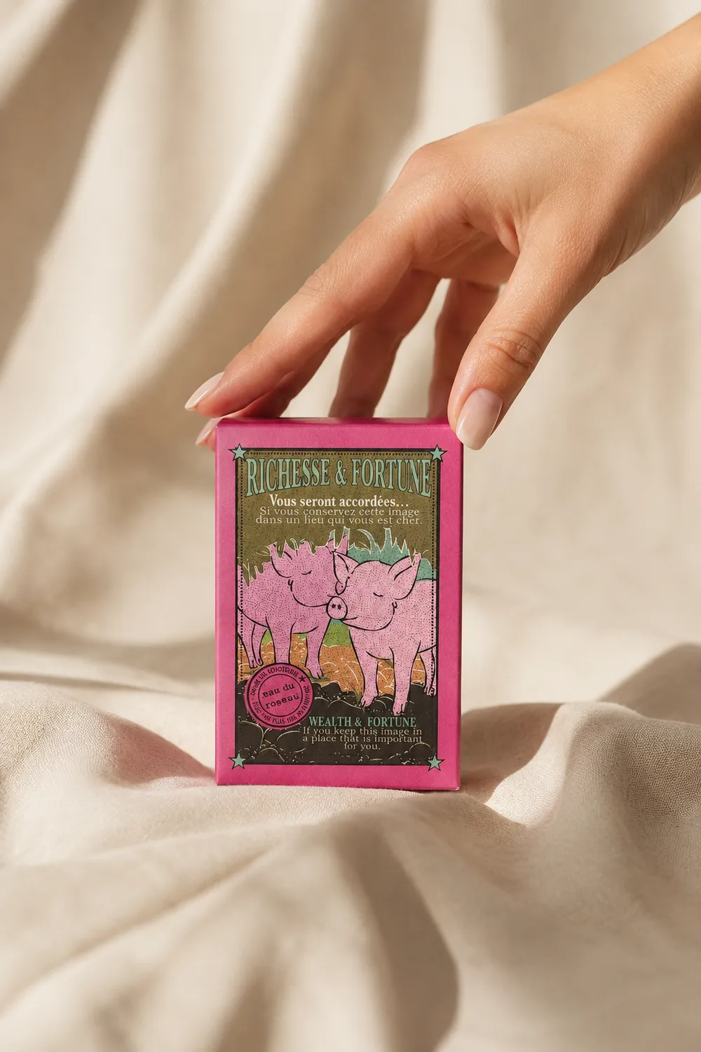 Mas du Roseau Pachamama savon Arche de Noé Cochon rose