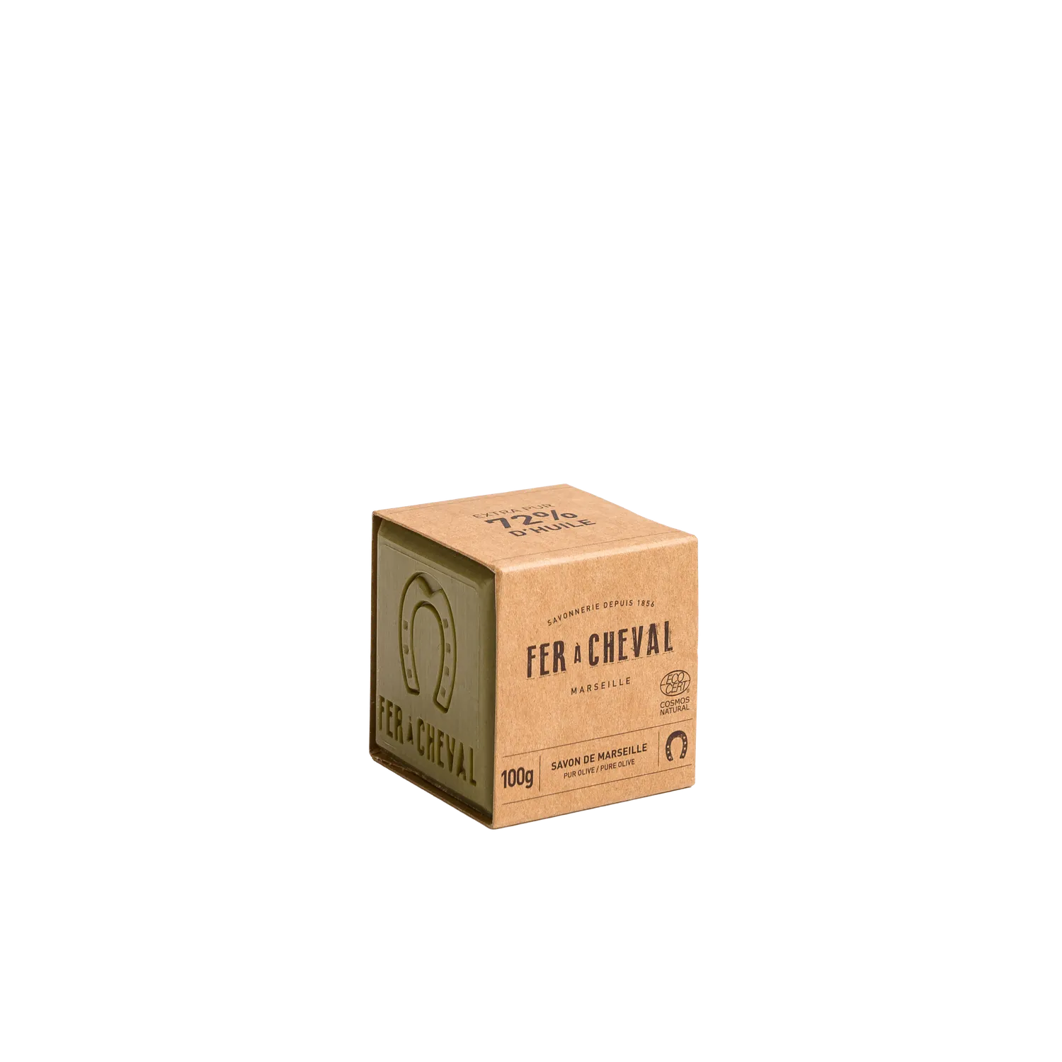 Savonnerie Fer à Cheval Savon de Marseille cube 100g pur olive