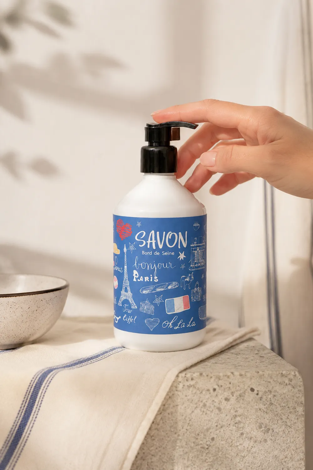 Mas du Roseau Pépites I ♥ Paris Bord de Seine savon liquide marin