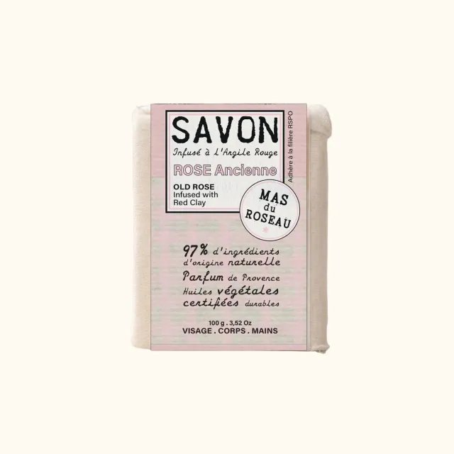 Mas du Roseau Philosophie Rose Ancienne savonnette florale