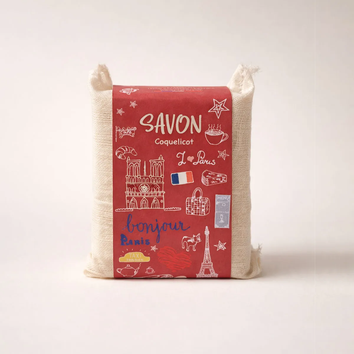 Mas du Roseau Pépites savon solide I ♥ Paris Coquelicot floral