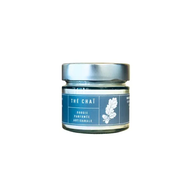 Savonnerie Buissonnière Thé chaï bougie parfumée 150g mèche bois