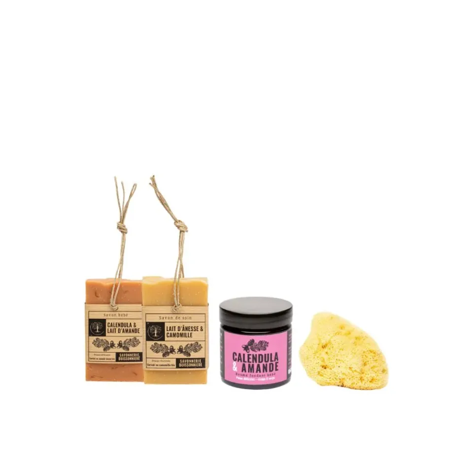 Savonnerie Buissonnière naissance coffret cadeau artisanal