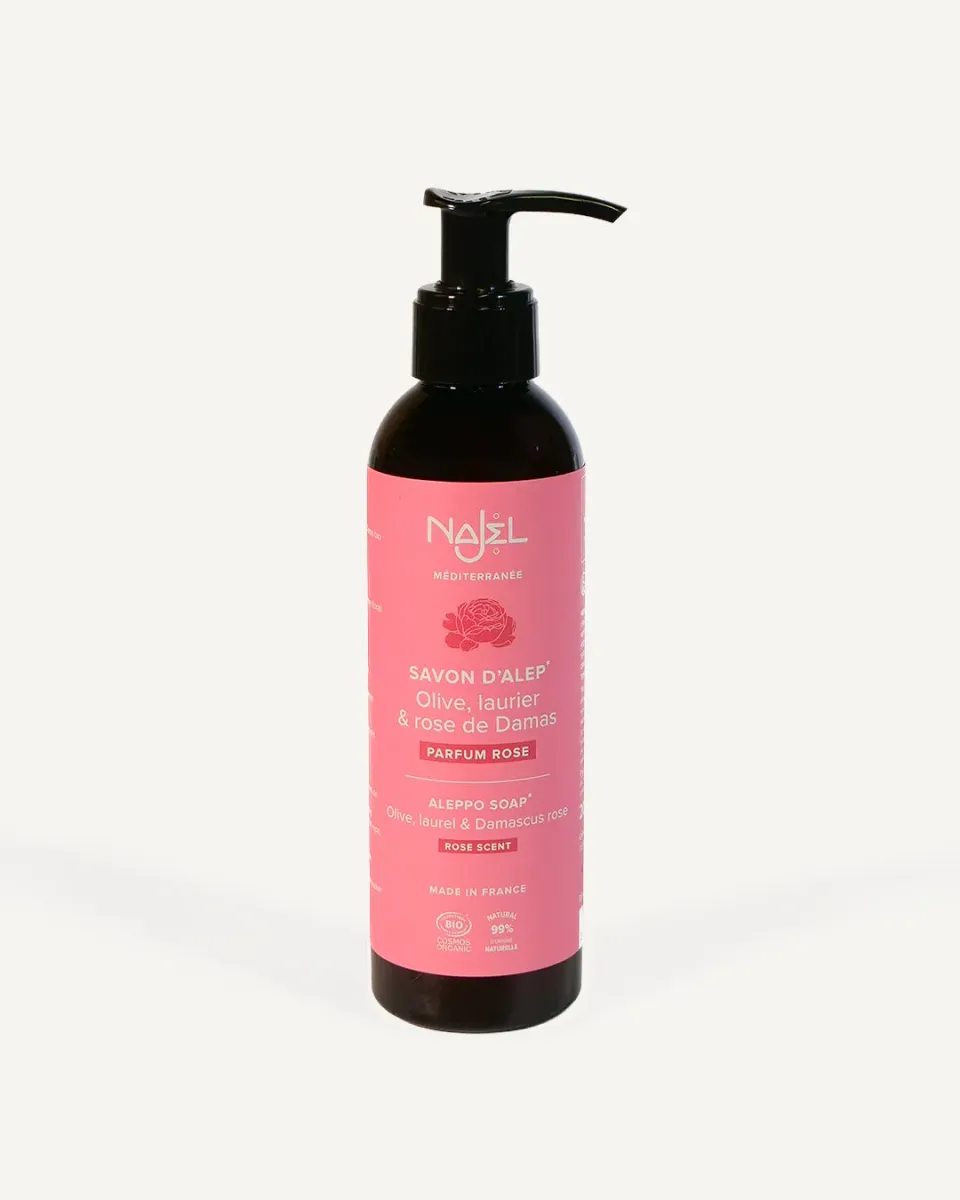 Najjar savon d’Alep liquide rose 200 ml