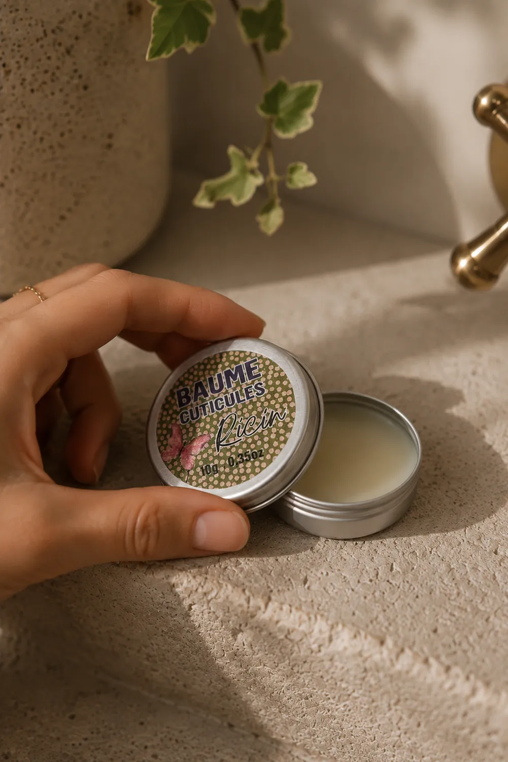 Mas du Roseau Infusions baume cuticules Églantine floral