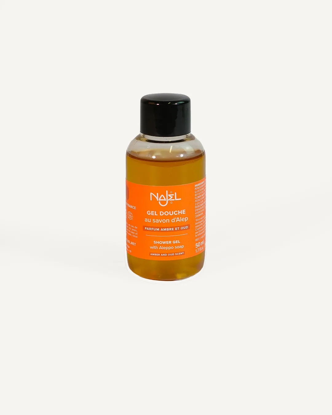 Najel gel douche ambre et oud savon d’Alep 500ml