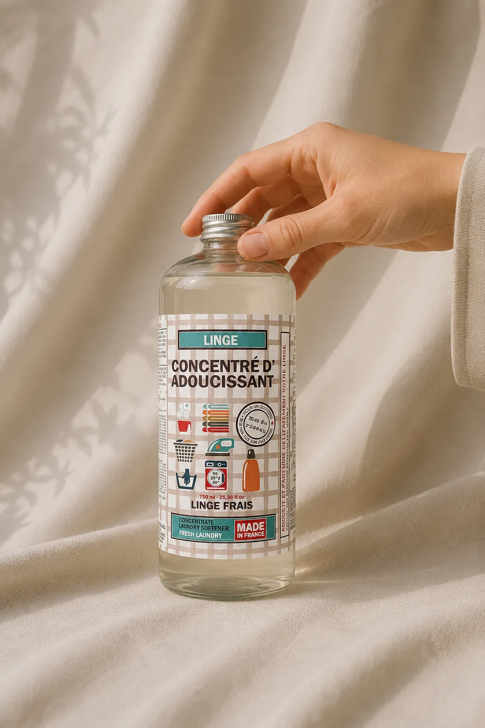 Mas du Roseau Éco & Bô Concentré d'Adoucissant Linge Frais