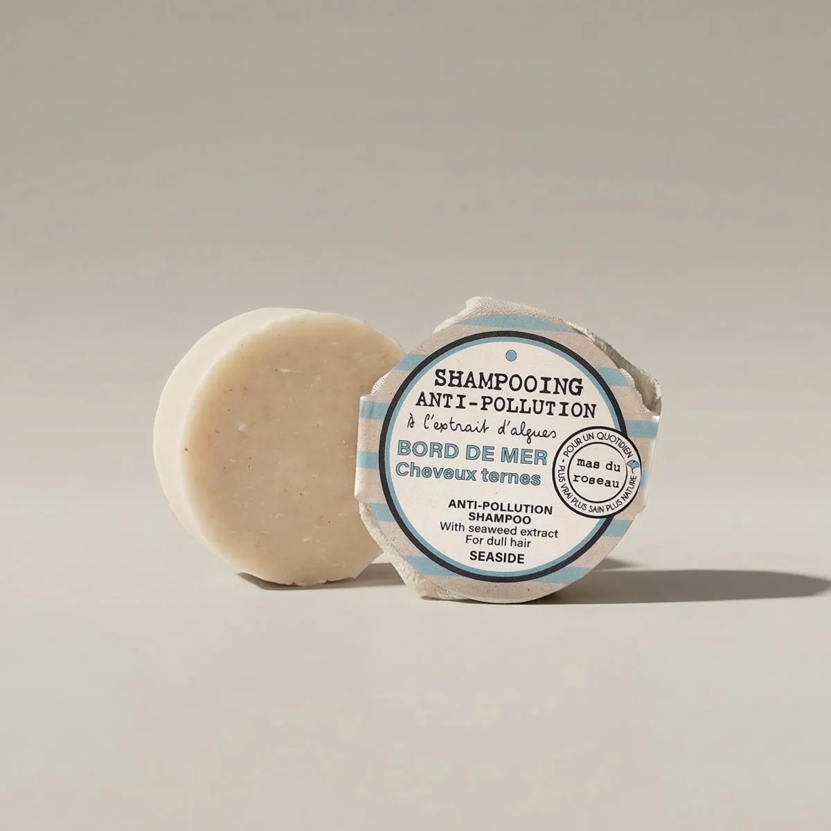 Mas du Roseau Philosophie Shampooing solide Bord de Mer algues
