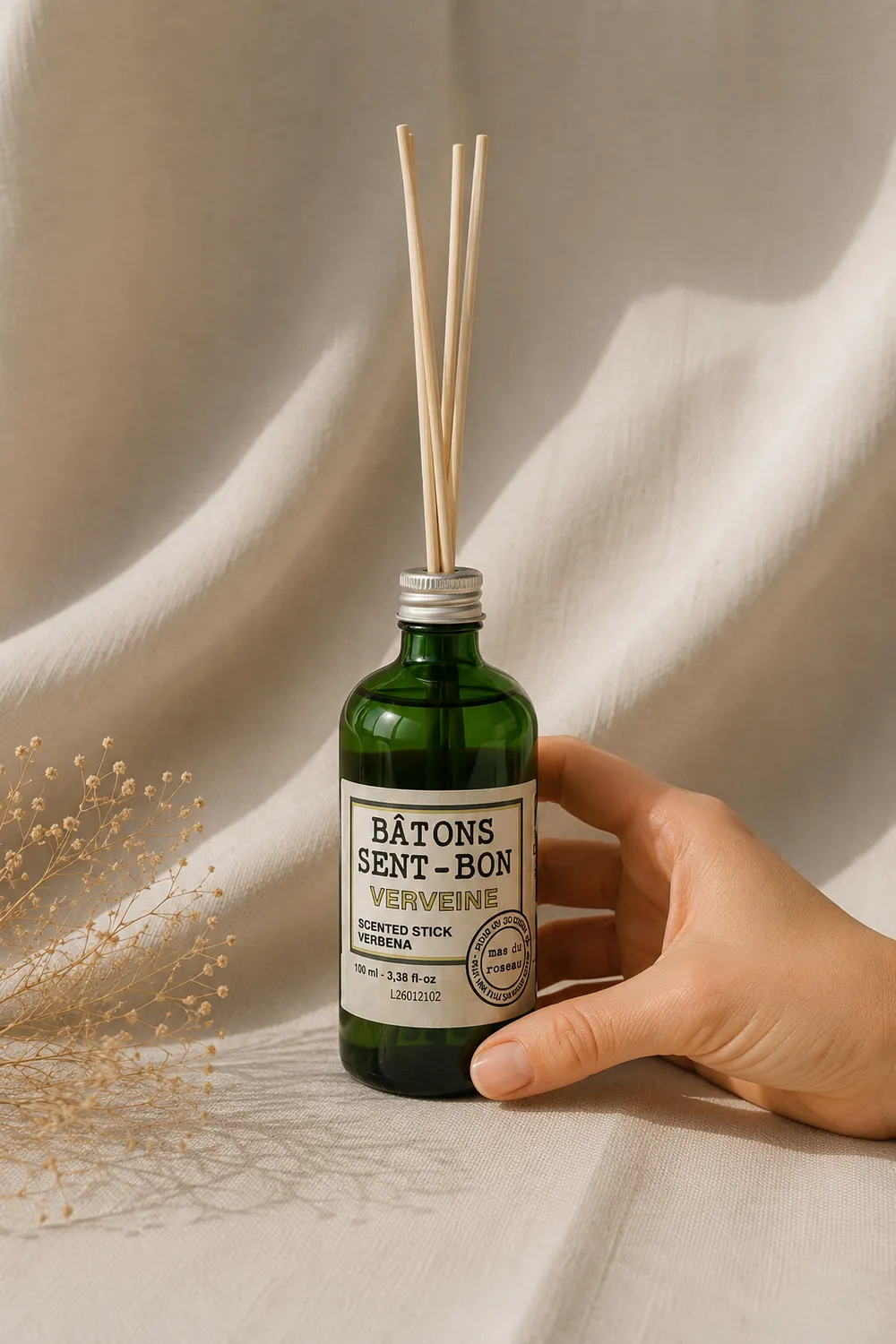 Mas du Roseau Philosophie Bâton Sent-bon Verveine maison