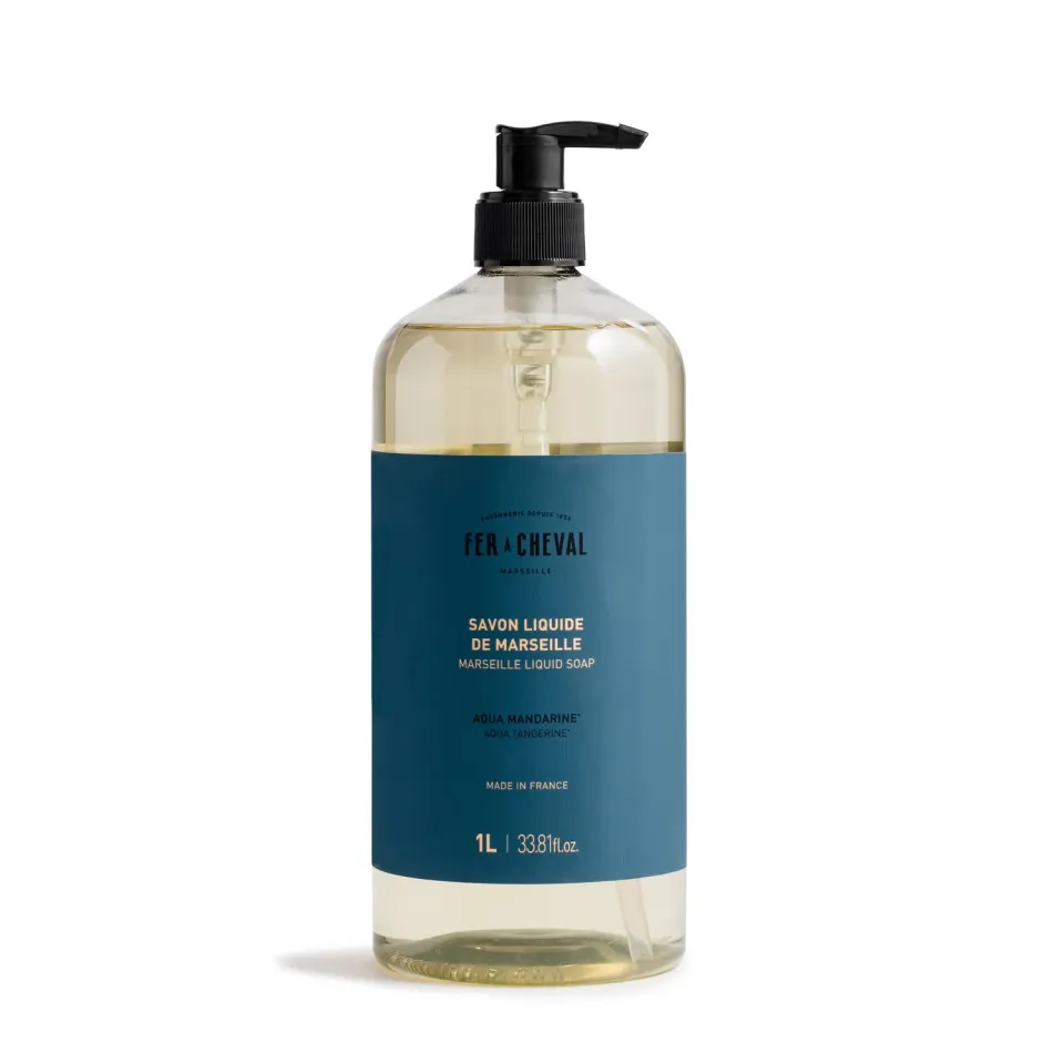 Fer à Cheval Savon Liquide Marseille Aqua Mandarine 1L vivifiant