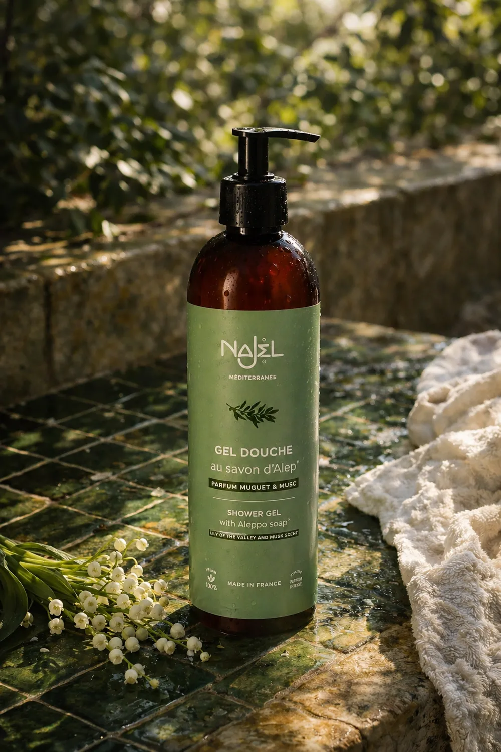 Laboratoire Najjar Gel douche parfum intense muguet musc 500 ml