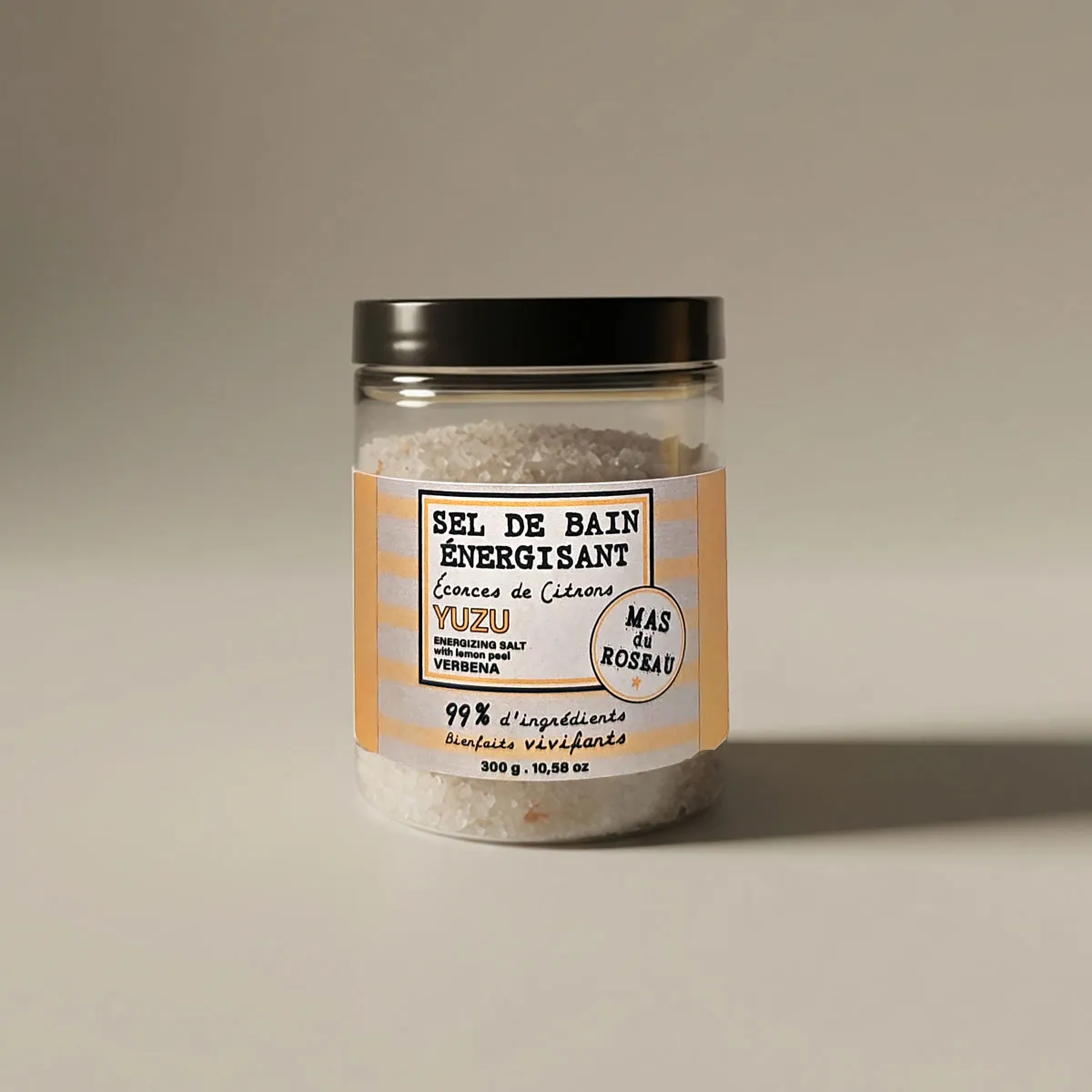 Mas du Roseau Philosophie sel de bain Yuzu citron énergisant
