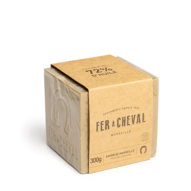Savonnerie Fer à Cheval Savon de Marseille cube 300g pur olive