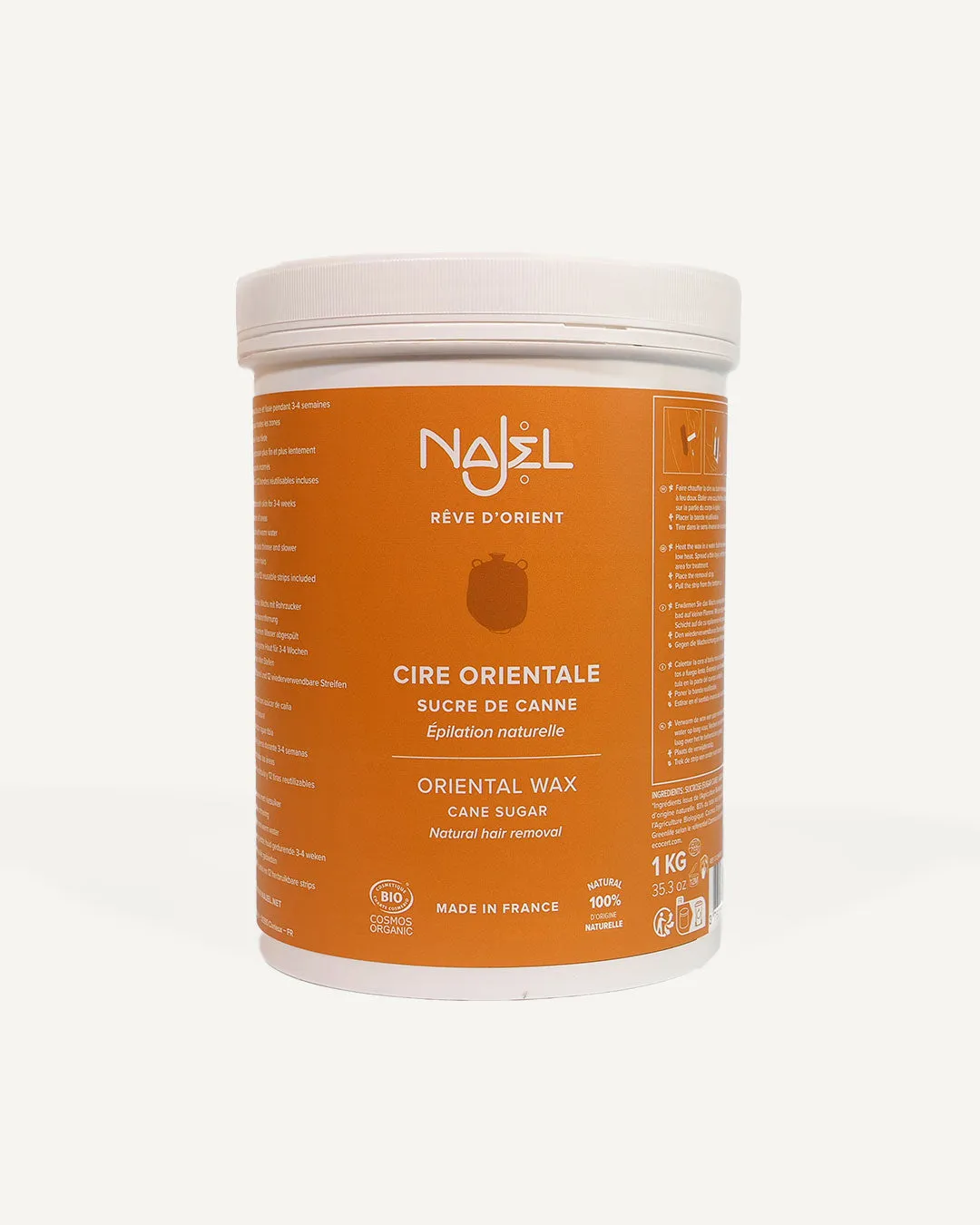 Laboratoire Najjar Cire Orientale Sucre de Canne Bio 350g