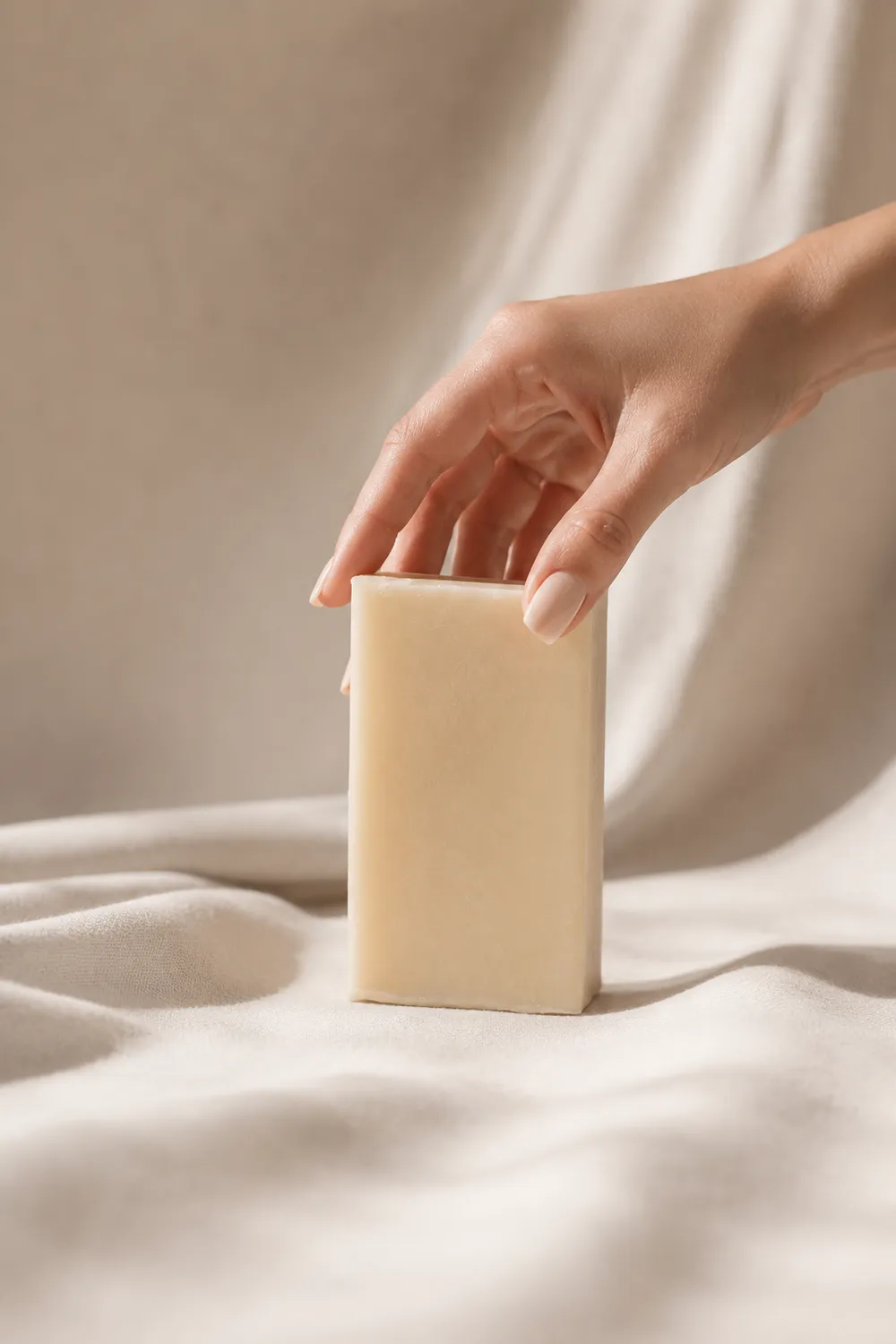 Mas du Roseau Collecte Lait bio de chèvre savon solide sans parfum