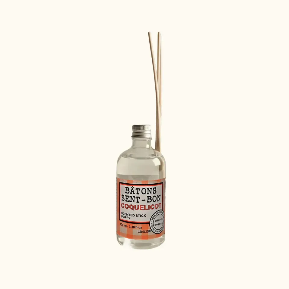 Mas du Roseau Philosophie Coquelicot diffuseur bâtons floral