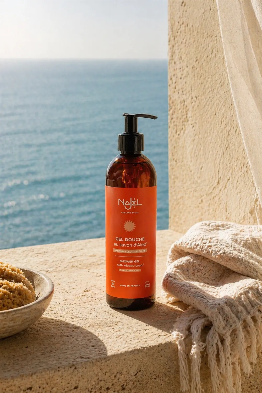 Najel gel douche fleur de tiaré intense 50ml