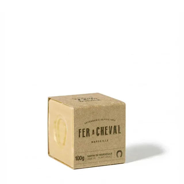 Fer à Cheval Savon de Marseille Cube Végétal 100g sans parfum