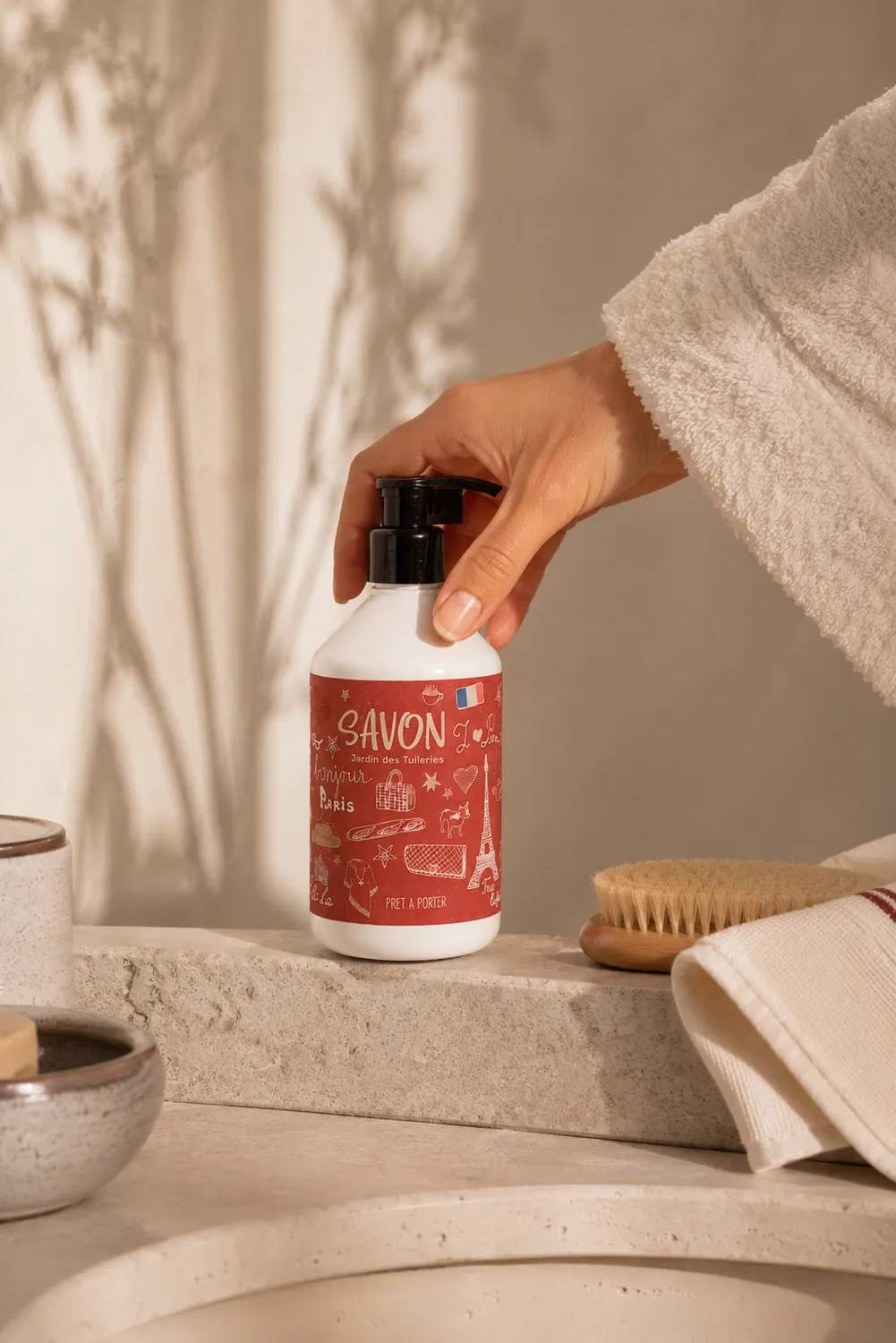 Mas du Roseau Pépites savon liquide Tuileries laurier