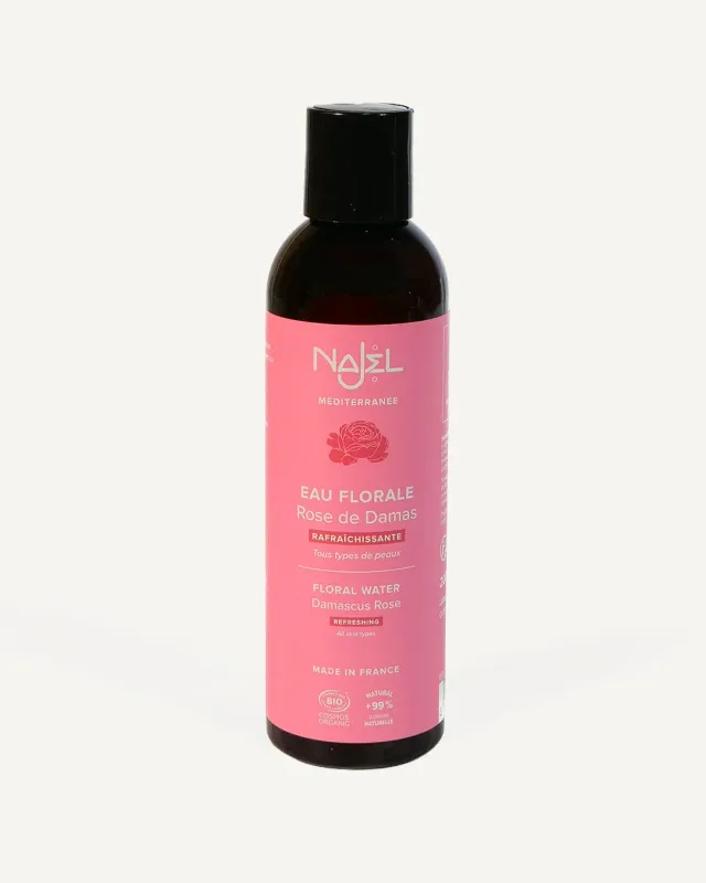 Najel Eau Florale Rose de Damas lotion 200ml peaux mixtes