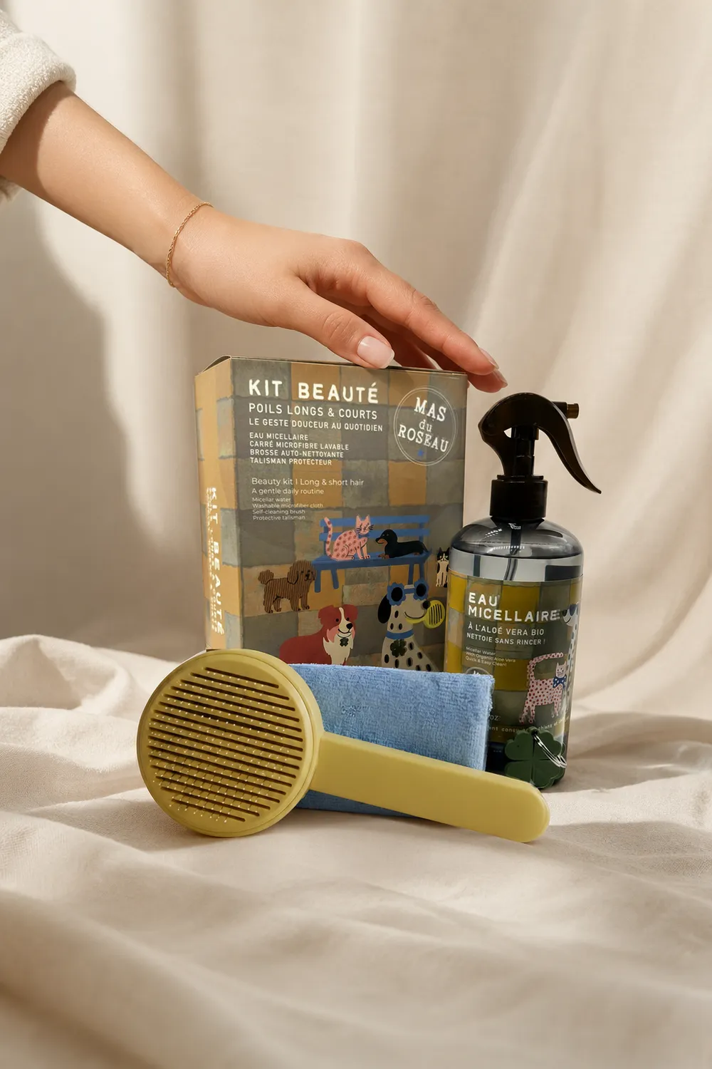 Mas du Roseau Wouf & Co Kit beauté poils longs et courts coffret