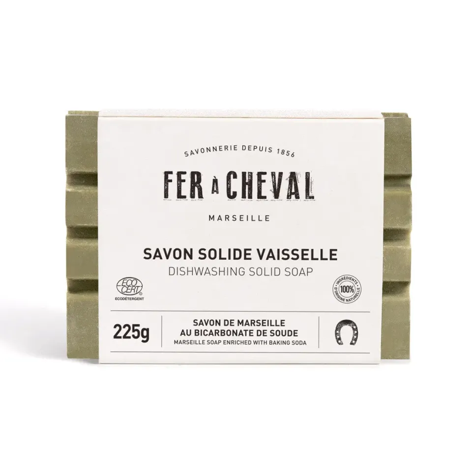 Fer à Cheval Savon Solide Vaisselle 225g bicarbonate écologique