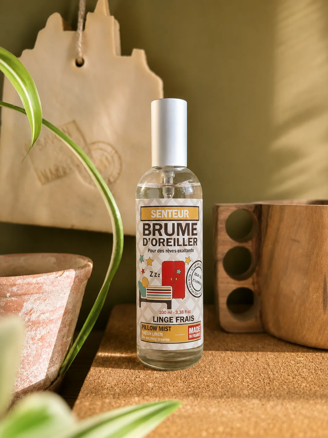 Mas du Roseau Éco&Bô Brume d'Oreiller Linge Frais spray frais