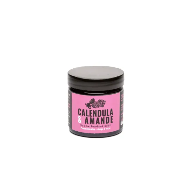 Savonnerie Buissonnière Calendula & Amande baume bébé bio 50g