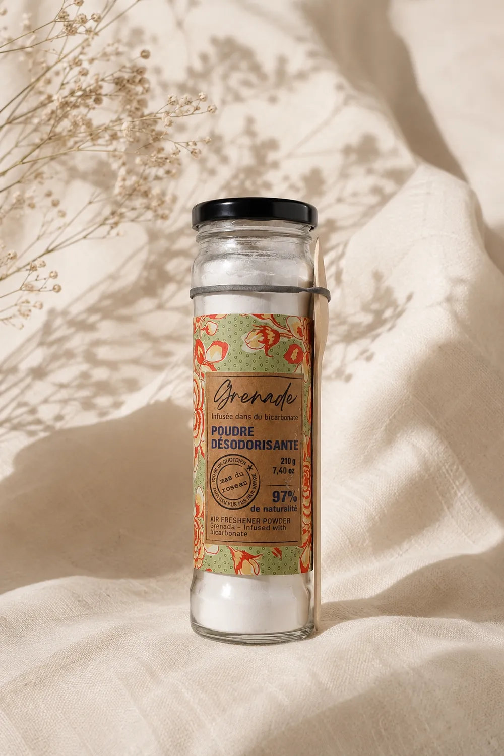 Mas du Roseau Infusions Grenade poudre désodorisante bicarbonate