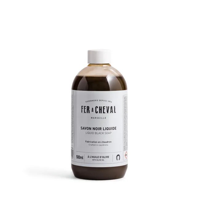 Savonnerie Fer à Cheval Savon Noir liquide 500ml nature
