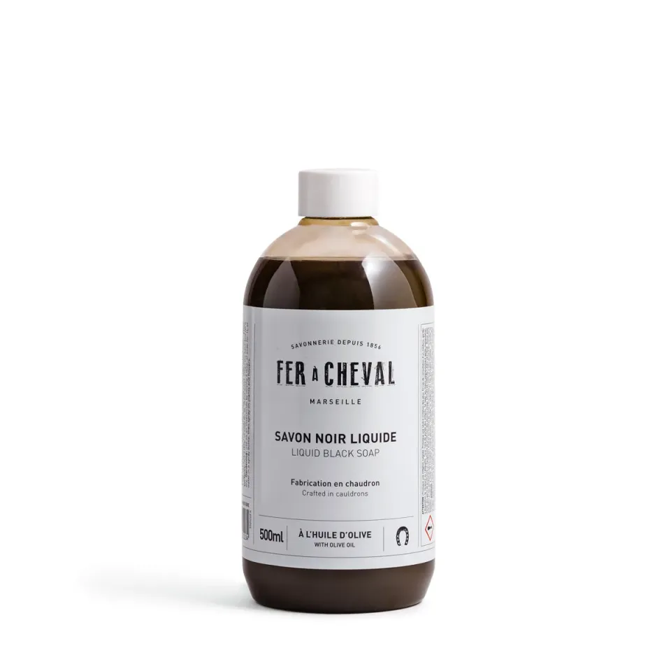 Savonnerie Fer à Cheval Savon Noir liquide 500ml nature