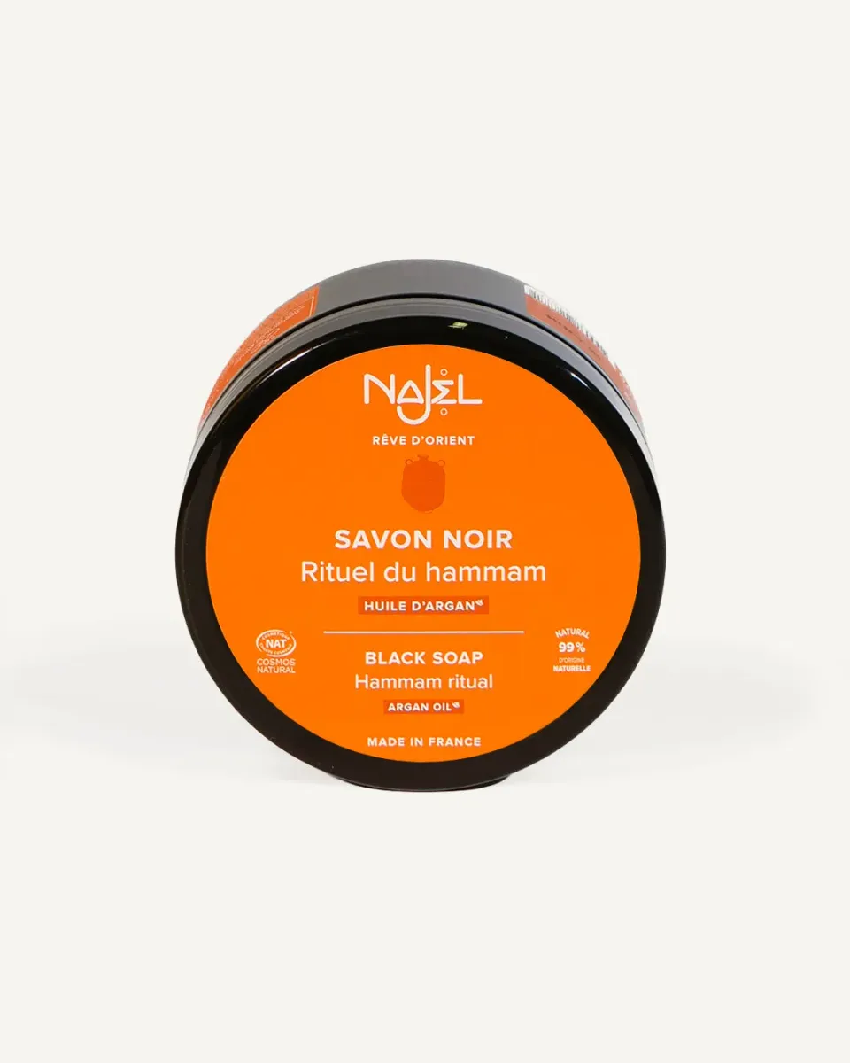 Najel savon noir d'Alep argan savon 180 g exfoliant