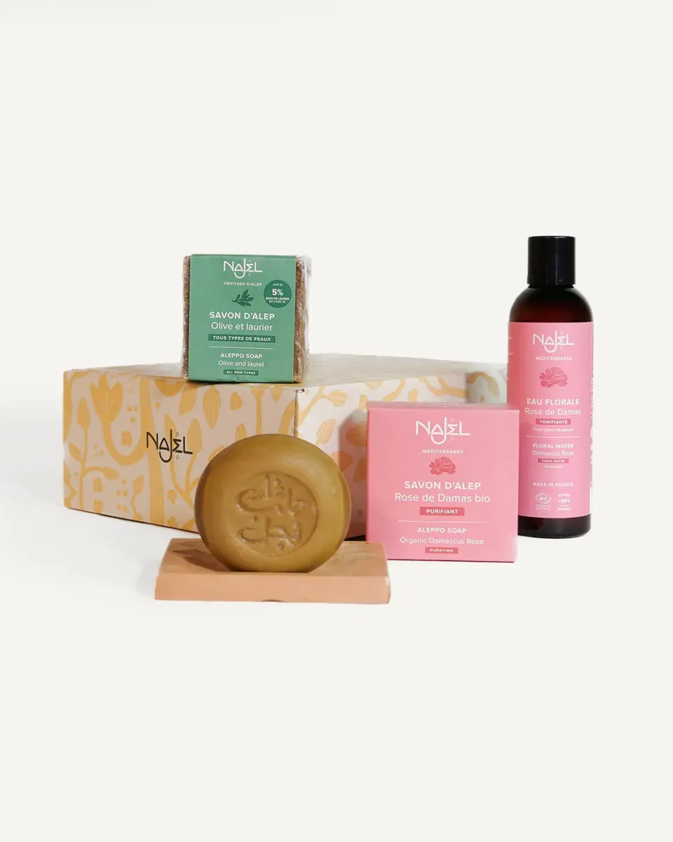 Laboratoire Najjar Reine des Roses coffret rose Damas