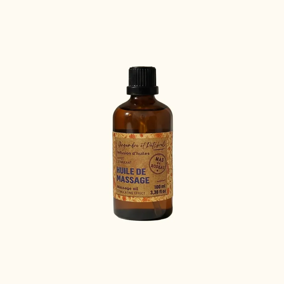 Mas du Roseau Infusions Stimulante huile de massage gingembre