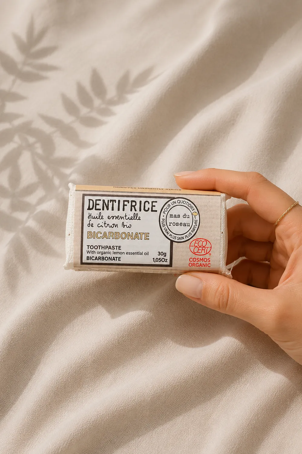 Mas du Roseau Philosophie Stop Tâches dentifrice solide citron