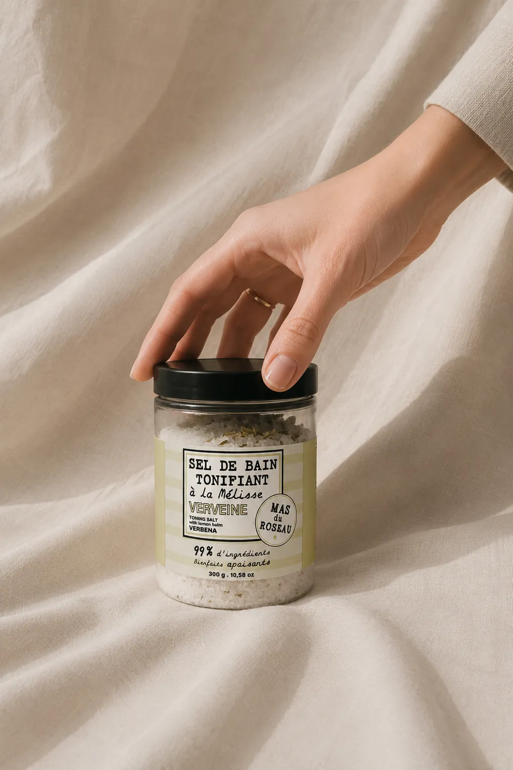 Mas du Roseau Philosophie sel de bain verveine tonifiant