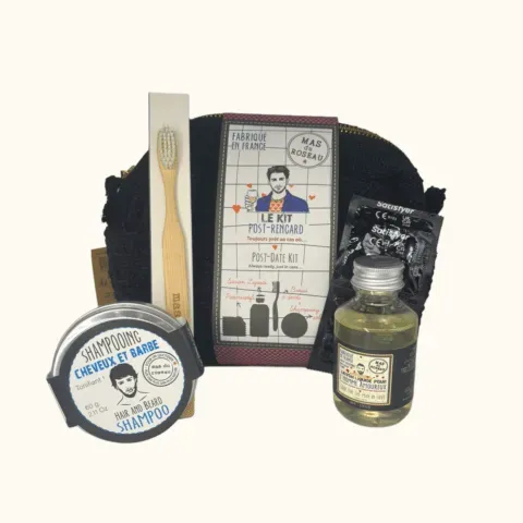 Mas du Roseau Just Men Post-rencard kit soin gingembre trousse