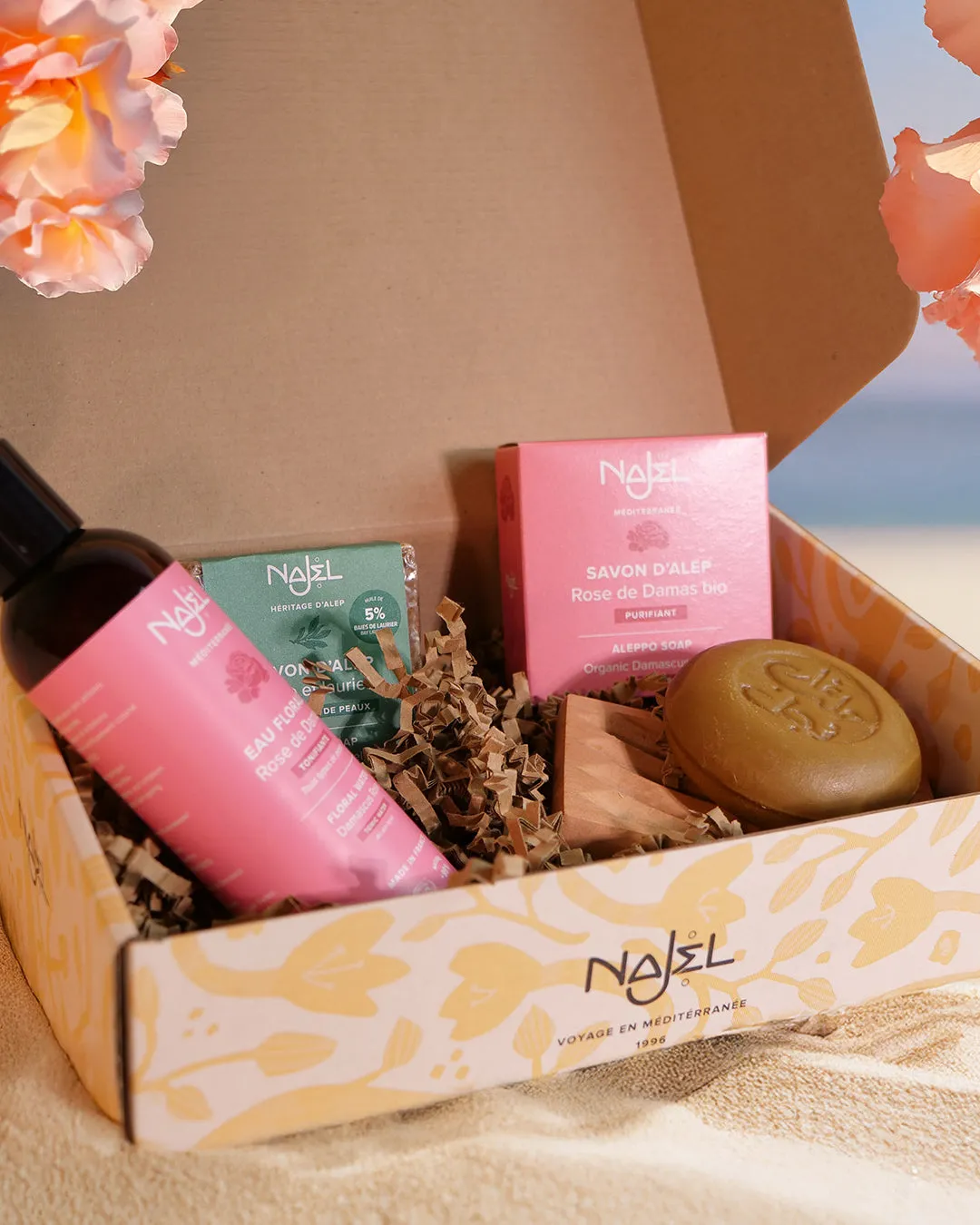 Laboratoire Najjar Reine des Roses coffret rose Damas