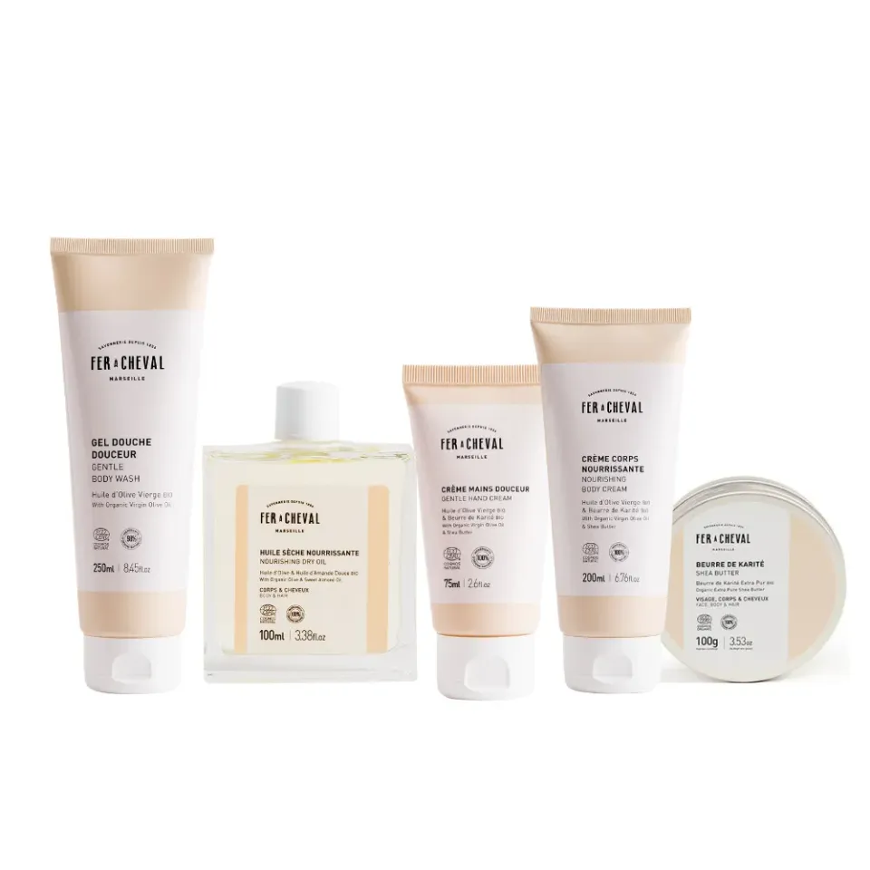 Savonnerie Fer à Cheval Essentiels Peau Douce coffret corps