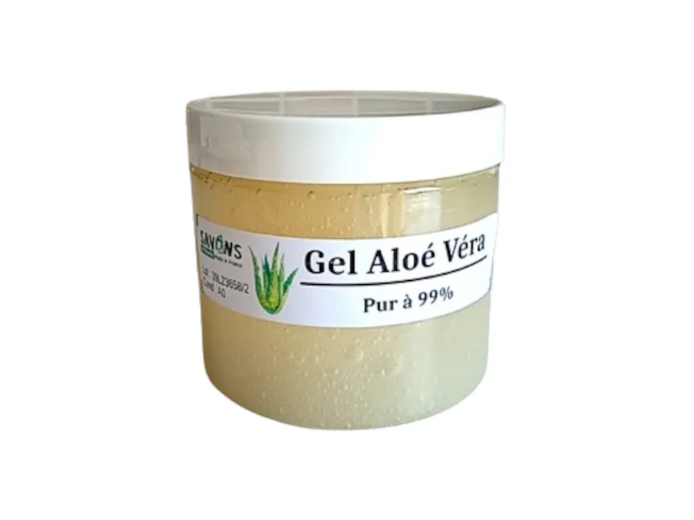 Savons d’Auxy gel aloe vera pot 100g après-soleil rasage