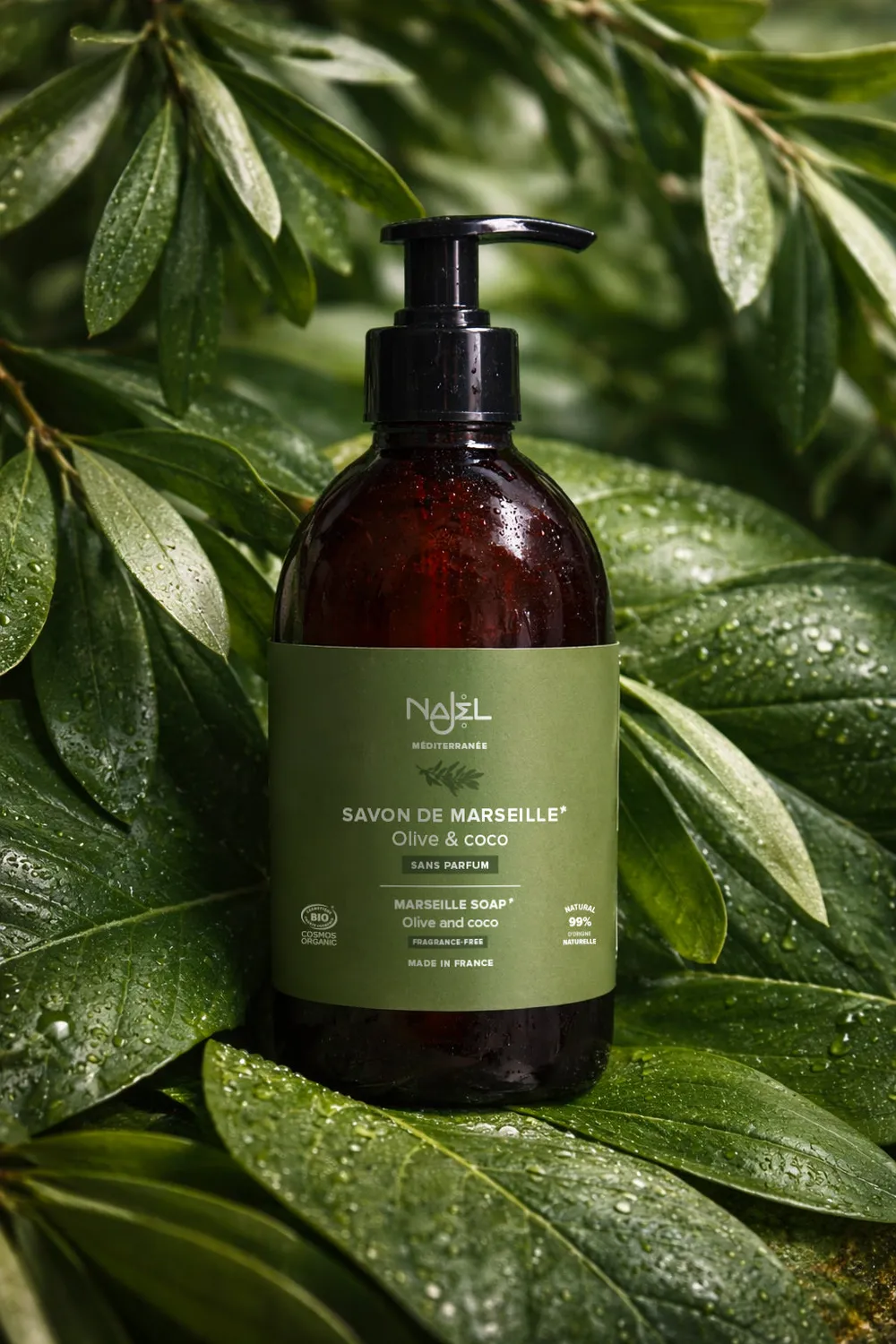 Najel savon liquide de Marseille 500ml sans parfum