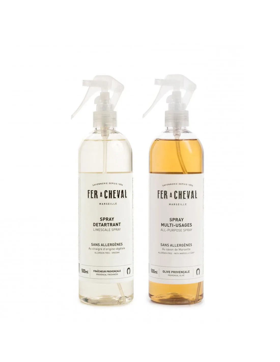 Savonnerie Fer à Cheval Kit Magique 2x500 ml détartrant multi-usages