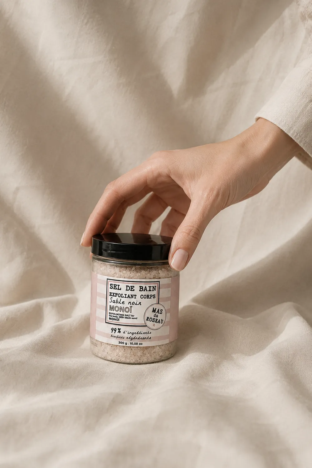 Mas du Roseau Philosophie Monoï sel de bain exfoliant